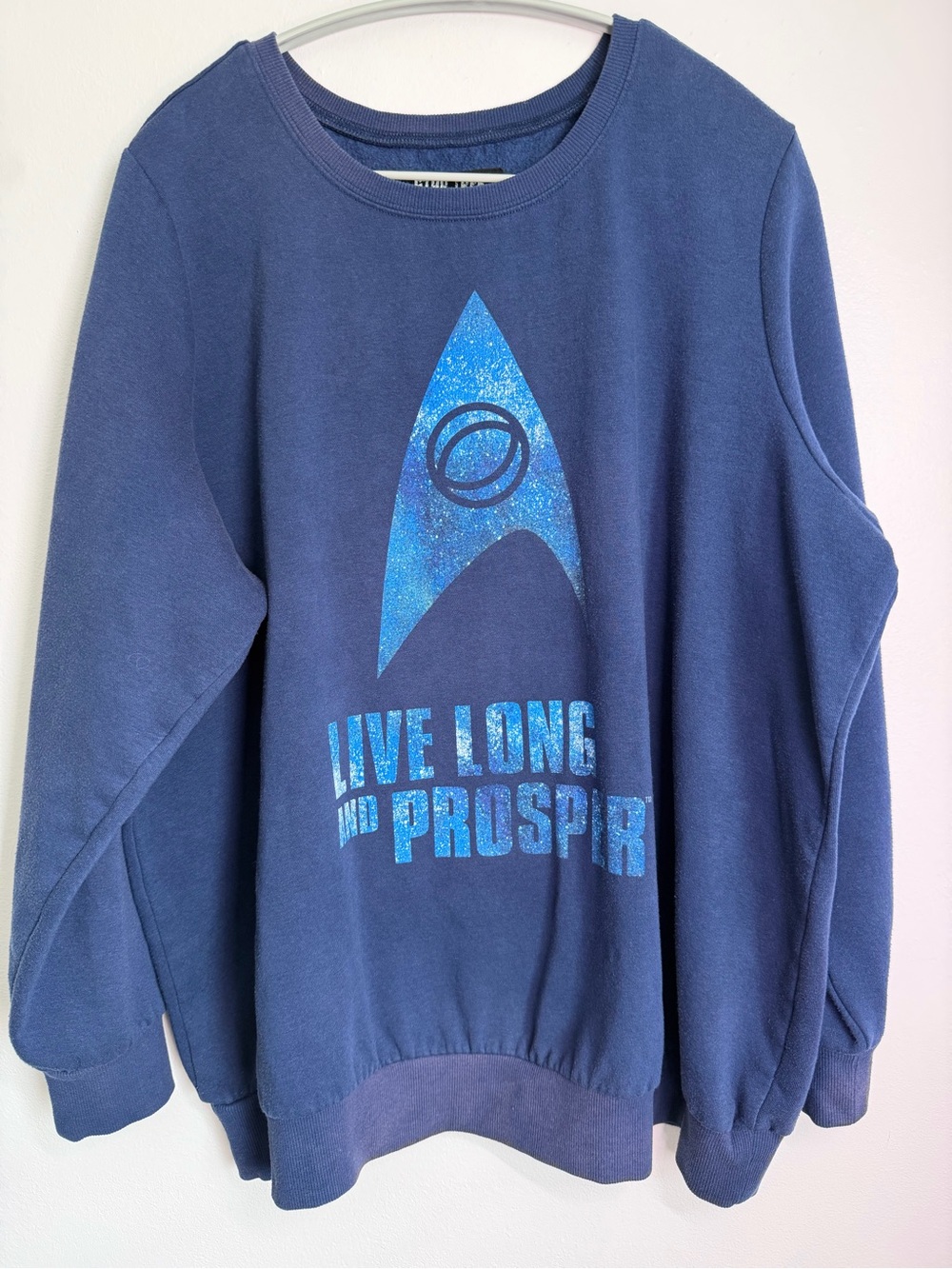 Torrid Star Trek Live Long & Prosper Graphic Sweatshirt Blue Size 2 2X